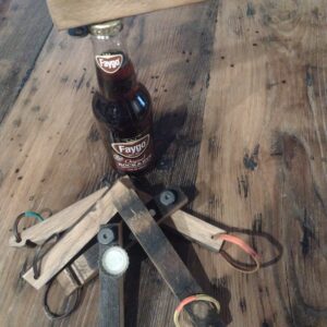 Whiskey Barrel Bottle Openers